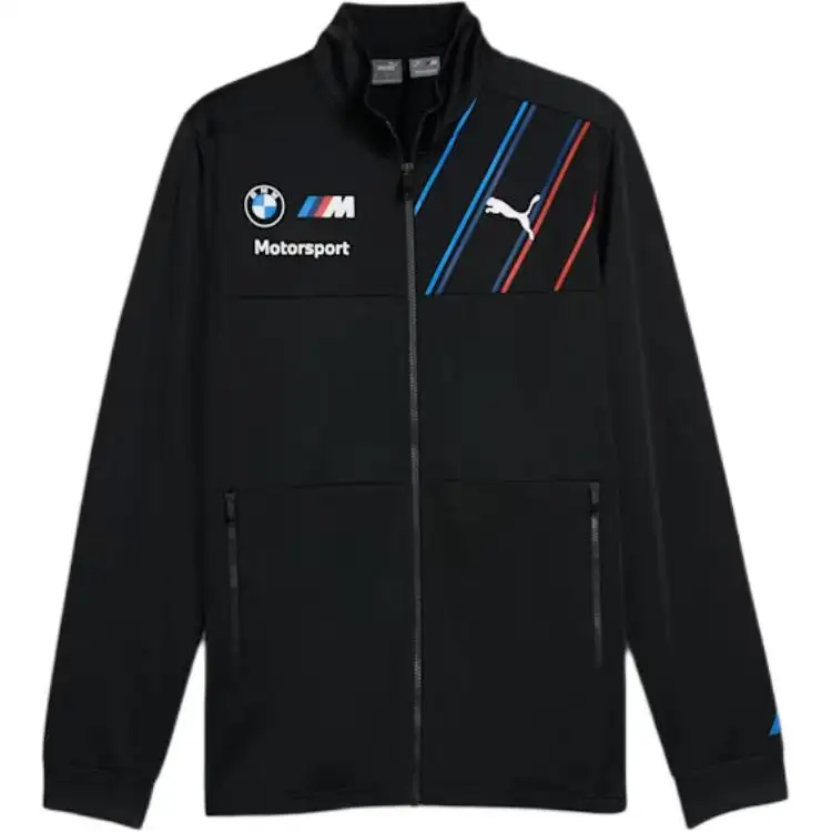 PUMA BMW M Motorsport Men's Team Track Jacket Jackets & Coats Men's Black