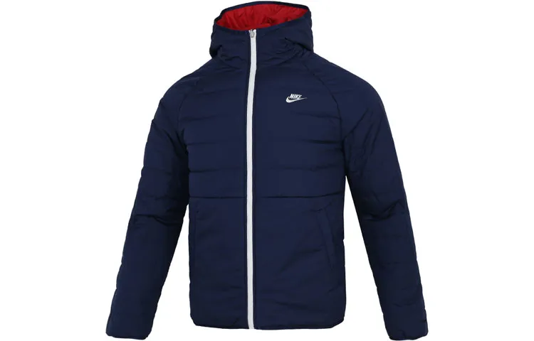 Nike Puffer Jacket Men's Red Blue