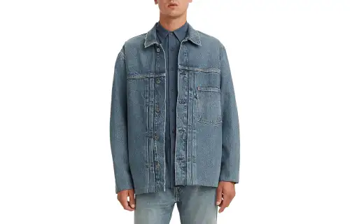 Levis Midnight Blue Brand Collection Denim Jacket Men's Blue