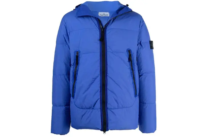 STONE ISLAND Down Jacket Unisex Blue