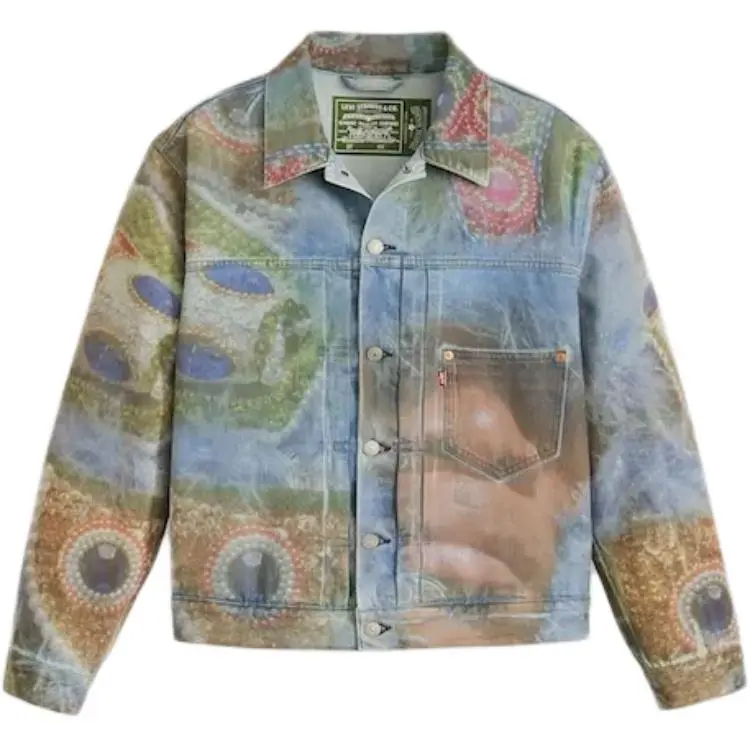Levis x Levi's Big Chief patterned denim jacket