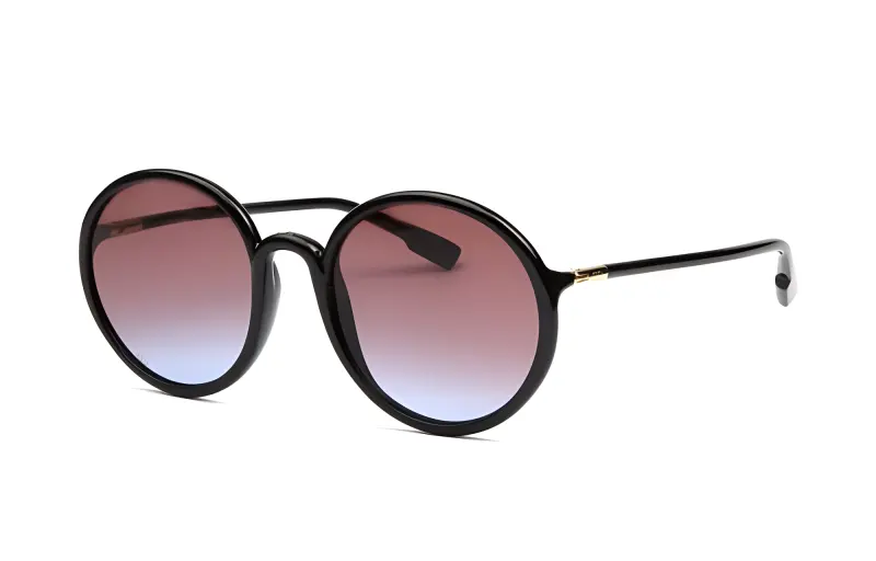 DIOR Acetate Round Sunglasses Women's Black