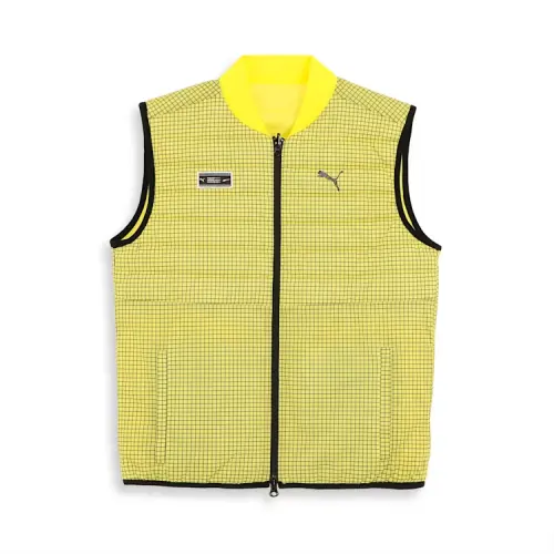 PUMA Golf Vests Men's Yellow Moderate