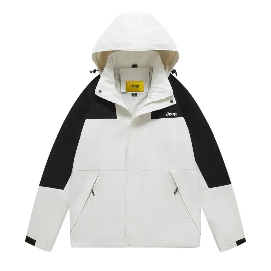 Jeep Outdoor Luxury Collection Waterproof And Windproof To Keep Warm Windbreaker Jacket Unisex