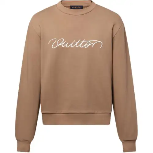 LOUIS VUITTON SS25 Sweatshirt Men's Umber