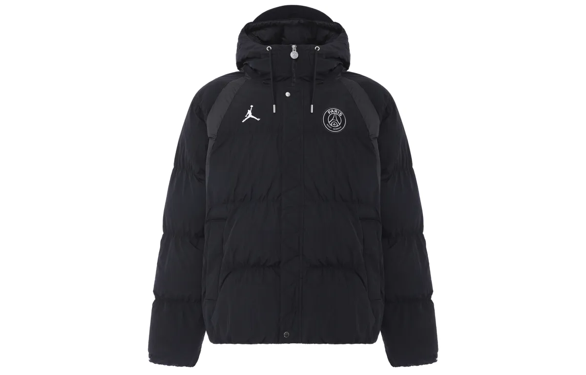 Jordan X Paris Saint-Germain Puffer Jacket Black