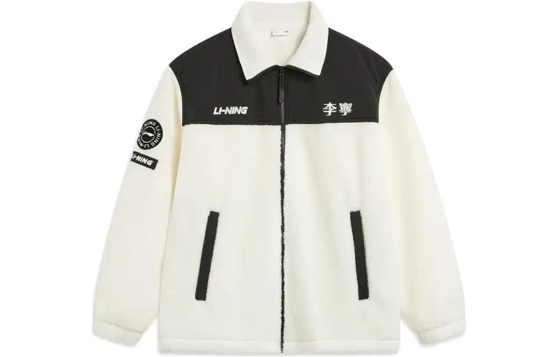 Li Ning Sports Life Collection Jacket Unisex Papyrus White