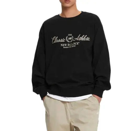 New Balance FW24 Sweatshirt Men's Black