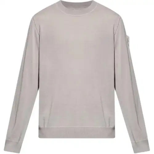 STONE ISLAND Logo Patch Crewneck Jumper