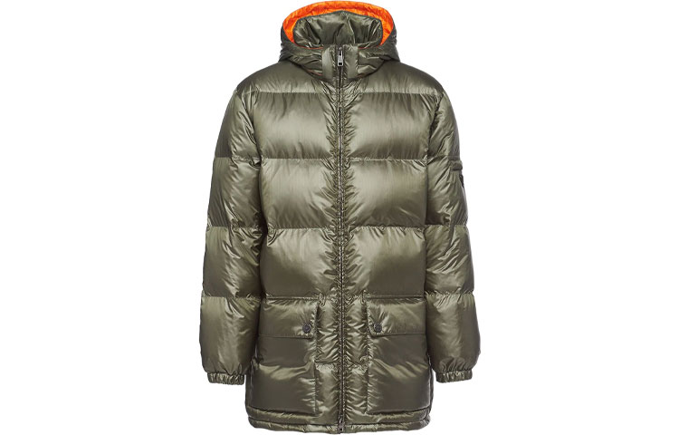 Мужской пуховик Prada (зеленый)
