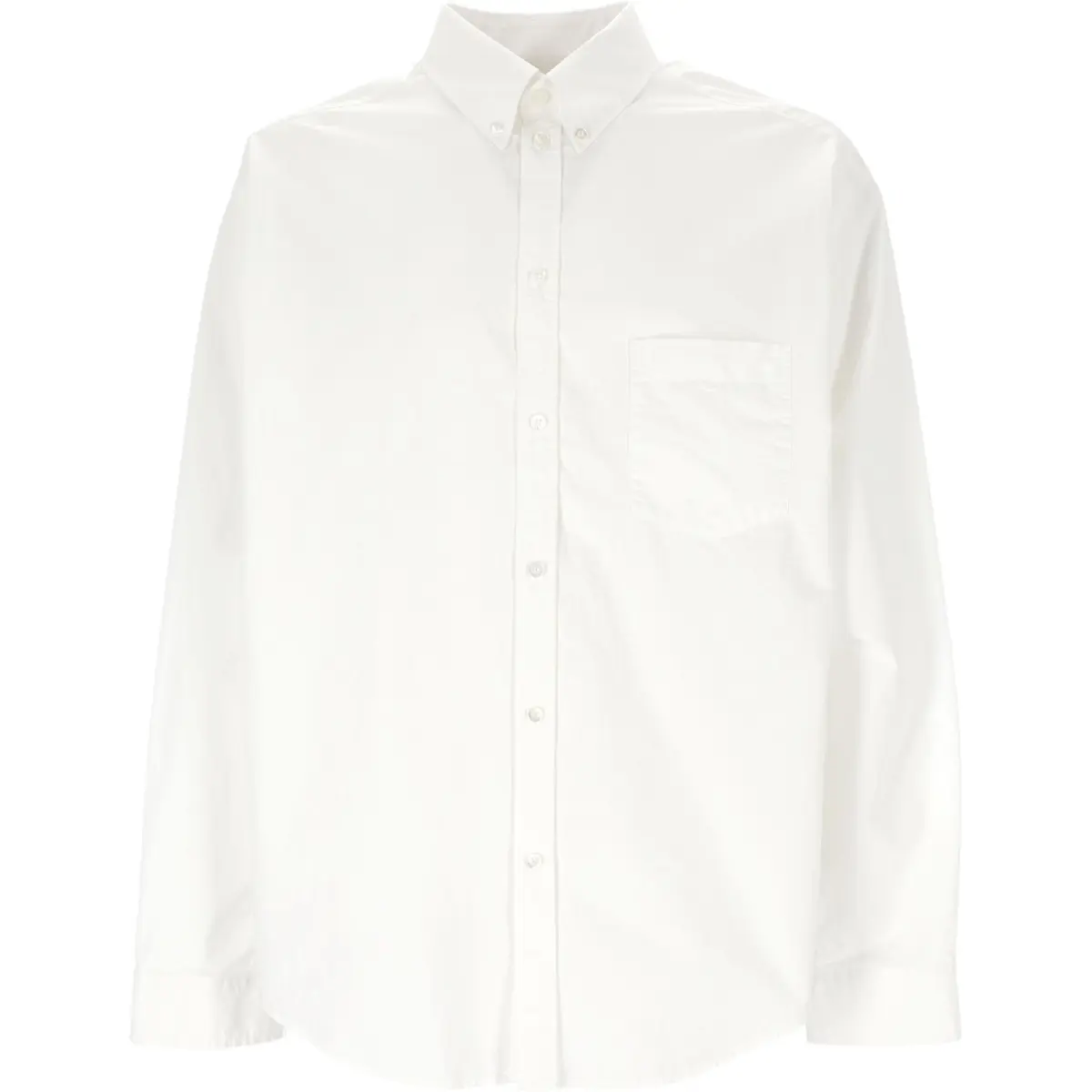 Balenciaga Bb Logo Printed Long Sleeved Shirt