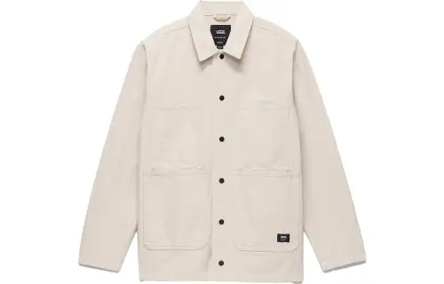 Vans Hickory Stripe Drill Chore Jacket Men's Ecru