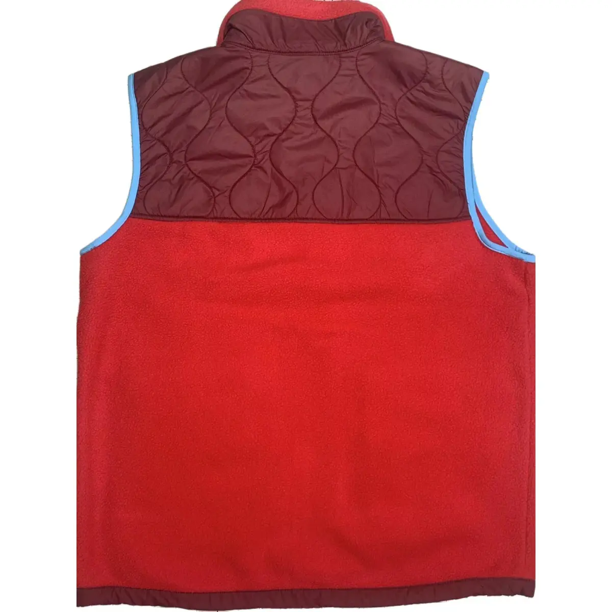 THE NORTH FACE Vests Men's Red Stand Collar Moderate Straight Fit