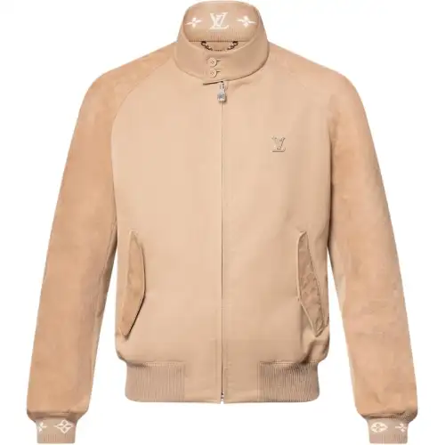 Lv Suede Mix Blouson