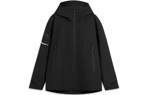 Li Ning Waterproof And Windproof To Keep Warm Windbreaker Jacket Men's Black