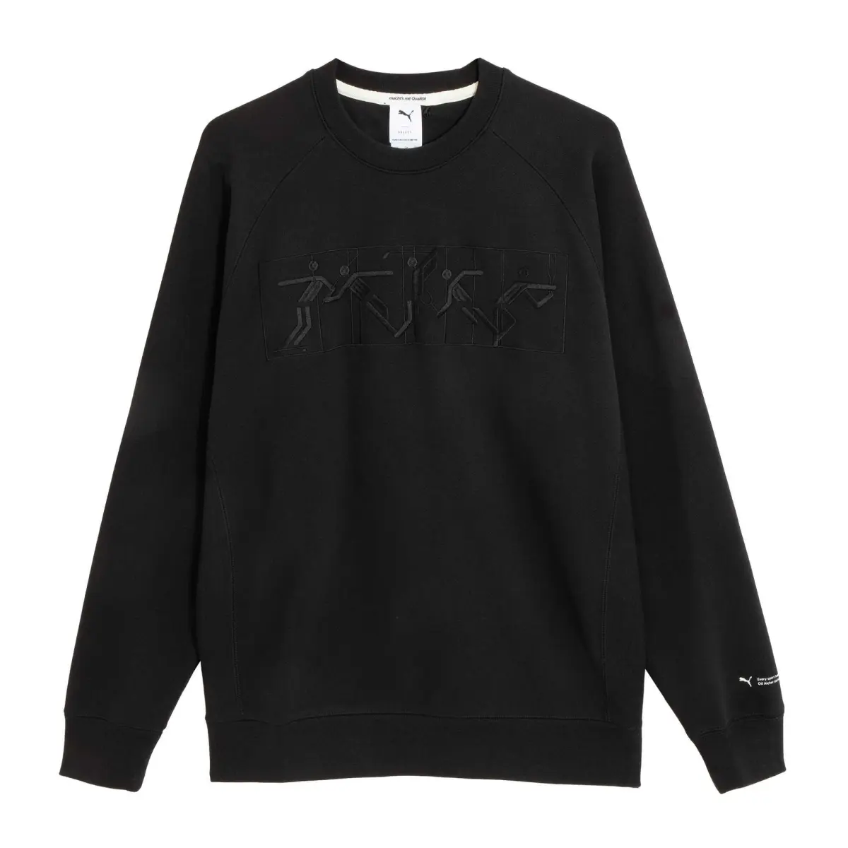 PUMA MMQ HEROES GRAPHIC CREW Sweatshirt Men's Black