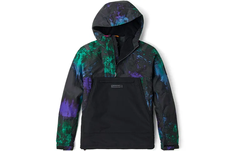 Timberland Colorblock Hooded Thin Short Puffer Jacket Men's