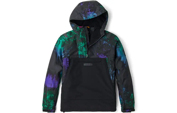 Timberland Colorblock Hooded Thin Short Puffer Jacket Men's