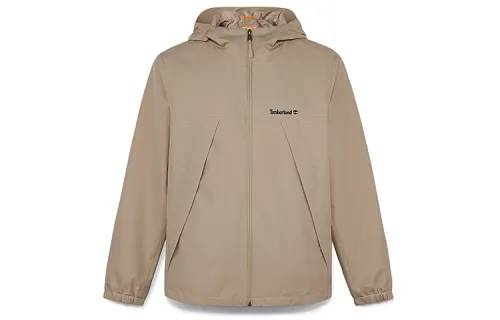 Timberland Outdoor Hiking Waterproof And Windproof Windbreaker Jacket Men's Taupe