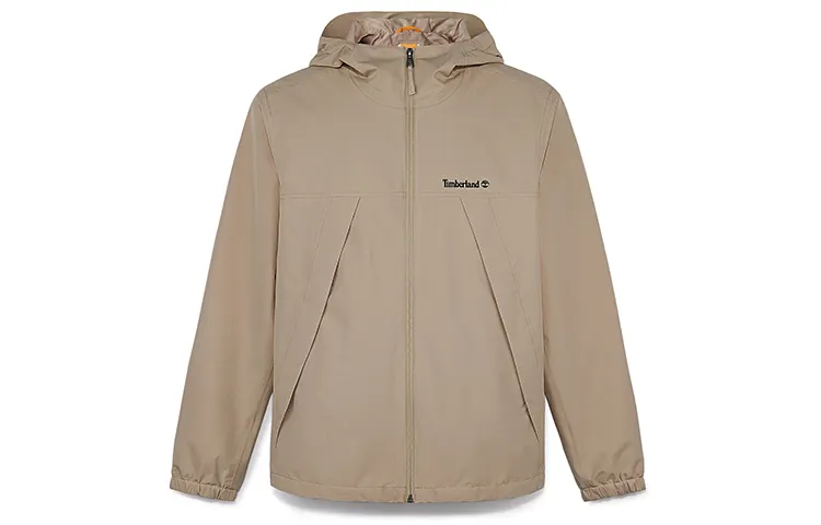 Timberland Outdoor Hiking Waterproof And Windproof Windbreaker Jacket Men's Taupe