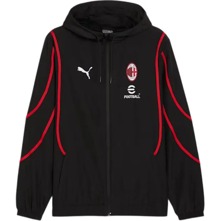 PUMA Ac Milan Pre-Match Men's Woven Soccer Jacket