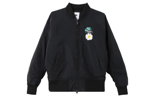 Nike Puffer Jackets Men's Black Stand Collar Moderate Other