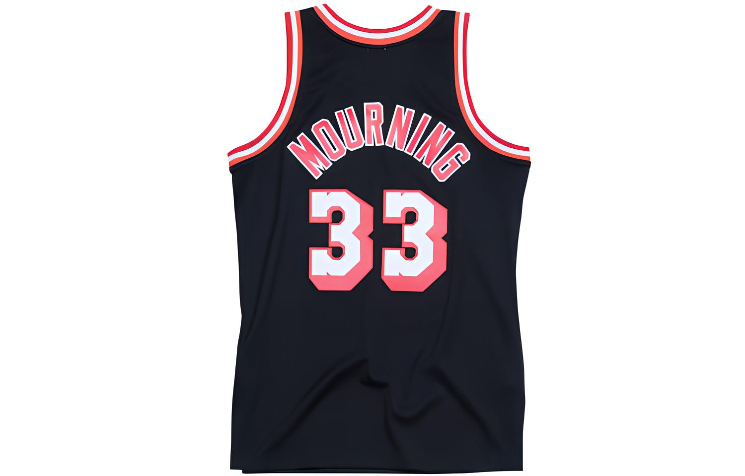 Mitchell Ness «NBA Miami Heat 96 Alonzo Mourning» authentic jersey