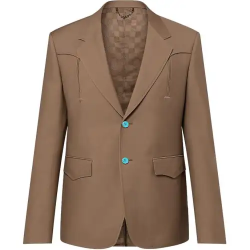 LOUIS VUITTON FW24 Business Suit Coat Men's Khaki