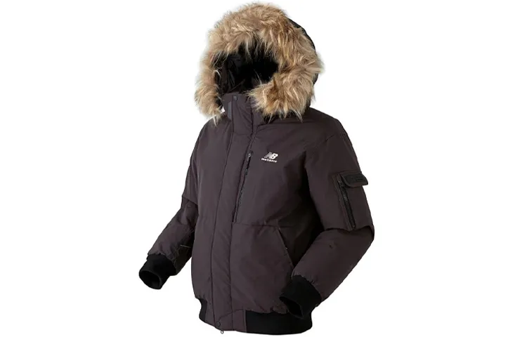 New Balance Down Jacket Winter Unisex Dark Brown