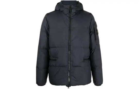 STONE ISLAND Down Jacket Winter Unisex Marine Blue