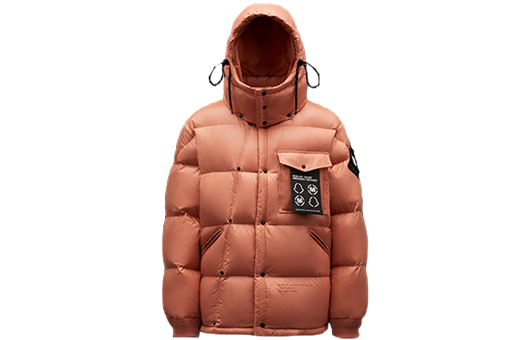 Мужская куртка MONCLER MONCLER GENIUS x FRGMT FW21 Logo (розовый)