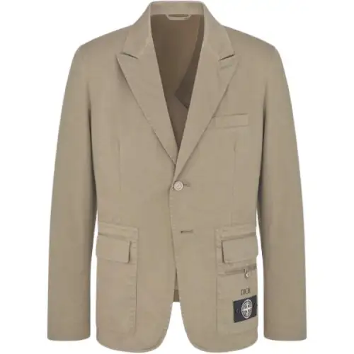 DIOR SS24 Business Suit Coat Men's Khaki