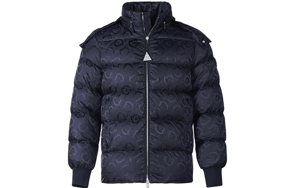 Мужской пуховик Moncler Lenormand (полуночно-синий)
