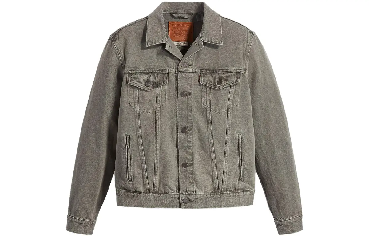 Levi's Denim Jackets Men's Green Moderate