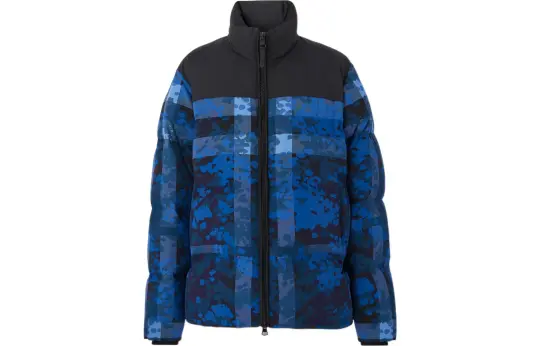 Burberry Camouflage Check Thermoregulated Puffer Down Jacket