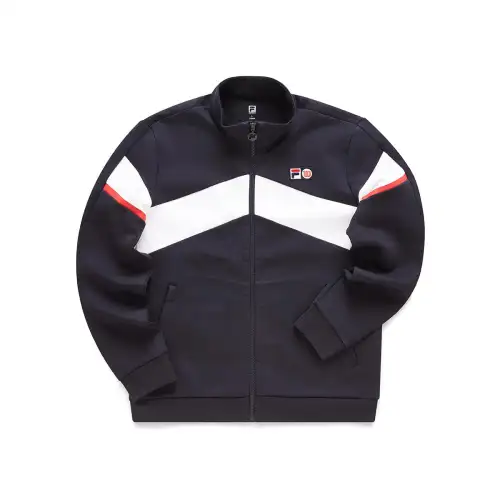FILA X Wilson Jackets Men's Royal Blue Stand Collar Moderate Other