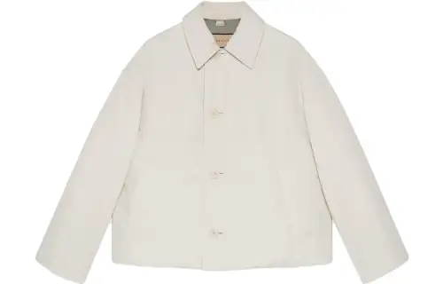 GUCCI Jackets Men's White Lapel Moderate Other