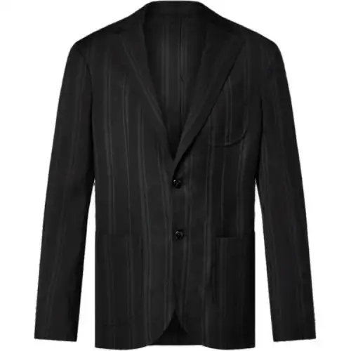 LOUIS VUITTON Single-Breasted Wool Napolitana Jacket