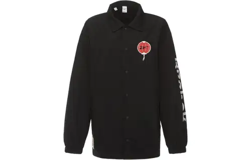 Reebok Jackets Unisex Black Lapel Moderate Other