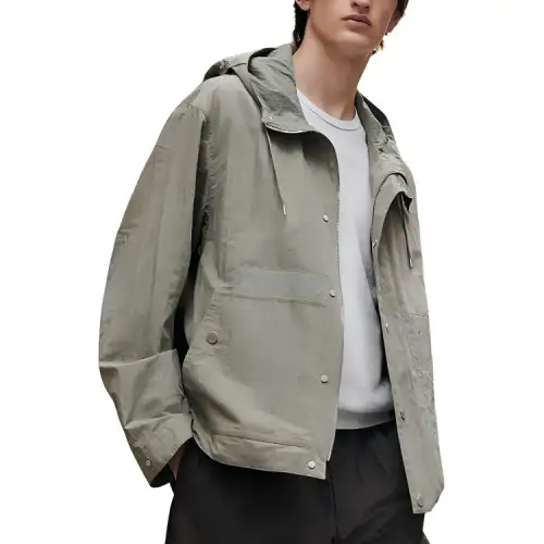HERMES Jackets & Coats Men's Sage Green