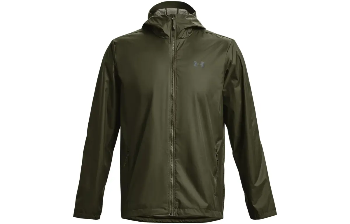 Under Armour Jackets Men's Green Hooded Moderate Other