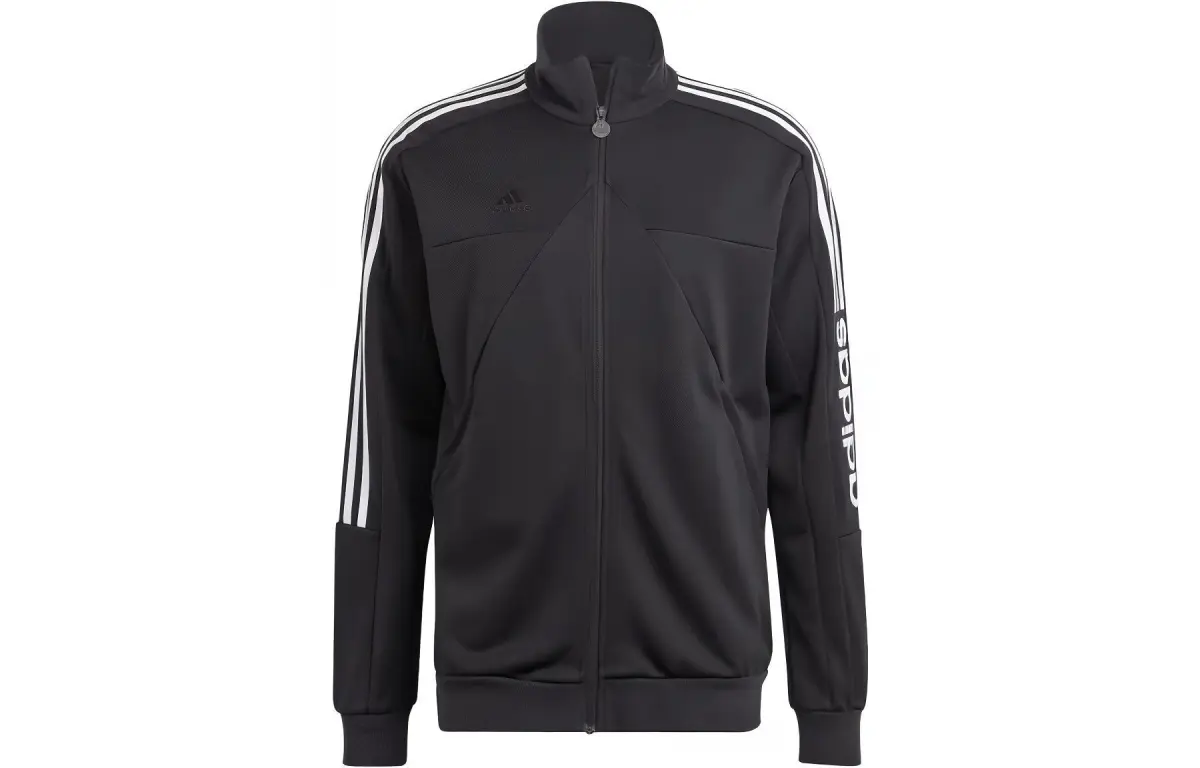 Adidas Jackets Men's Black Stand Collar Moderate Other