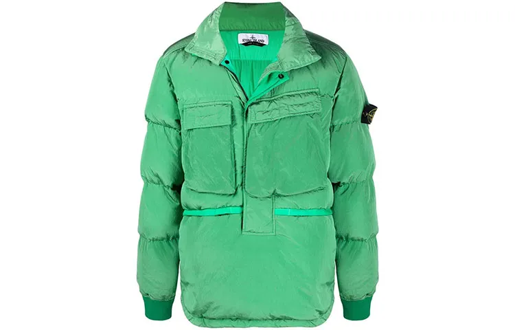 STONE ISLAND Down Jacket Unisex Green