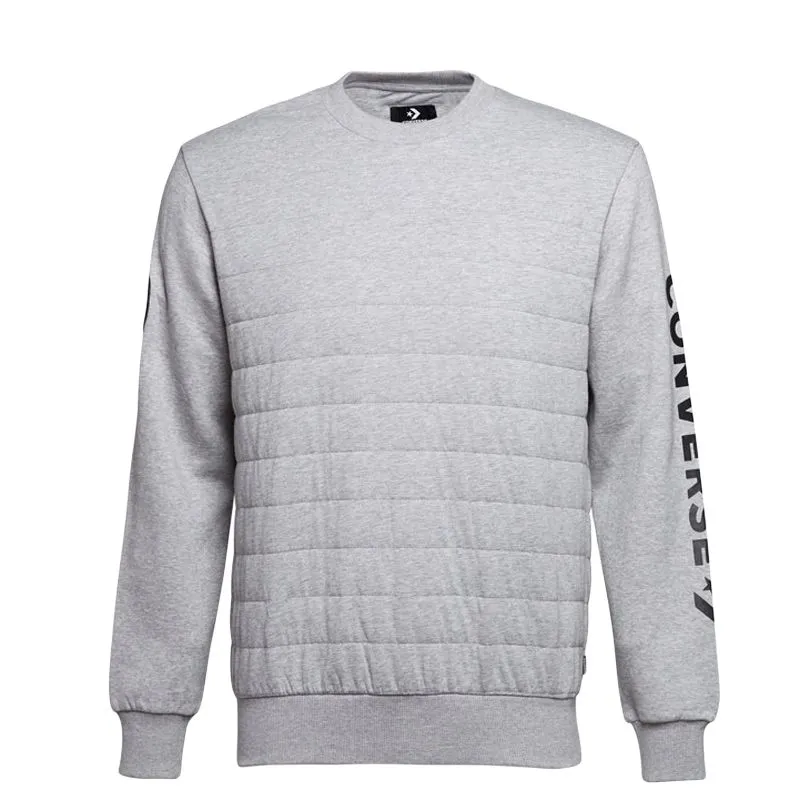 Converse Sweatshirts Men's Gray Crew Neck Moderate Other