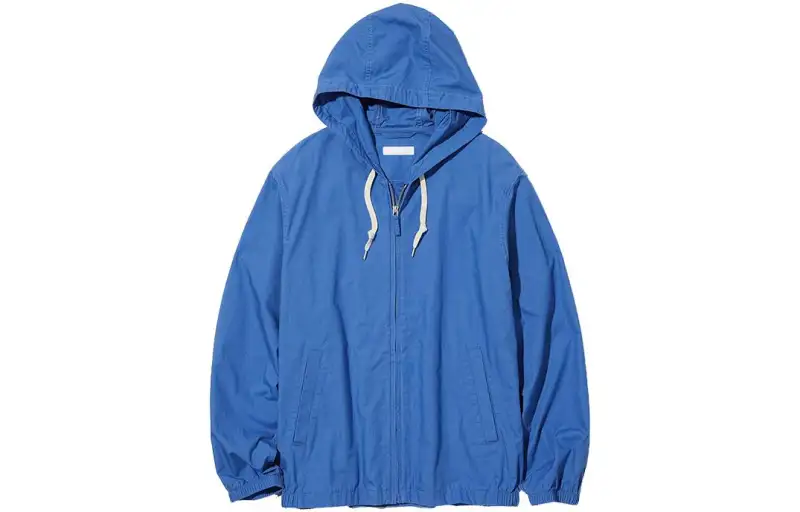UNIQLO Jackets Unisex Lake Blue Hooded Non Detachable Moderate Other