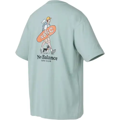 New Balance T Shirt Unisex Light Blue
