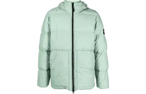 STONE ISLAND Down Jacket Unisex Green