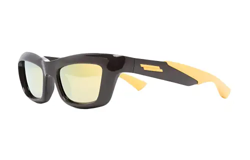 Bottega Veneta Sunglasses Men's Black/Yellow