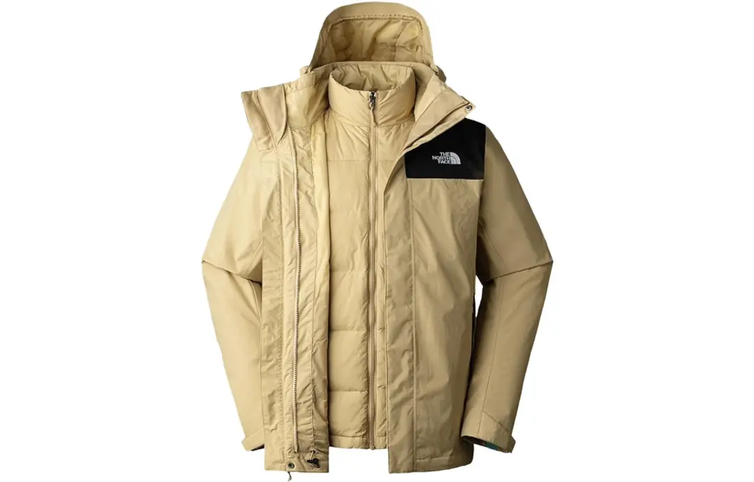 THE NORTH FACE Waterproof, Windproof, Thermal, Water Repellent Windbreaker Jacket Men's Khaki