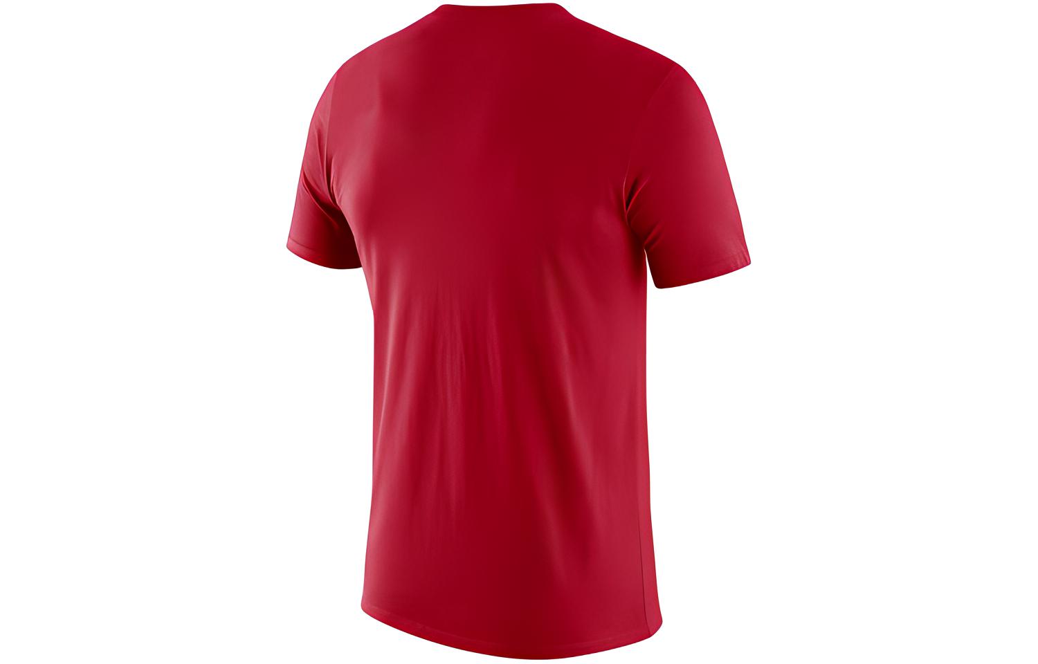 Мужская футболка Nike NBA Торонто Рэпторс Dri-Fit (красная) — фото 2